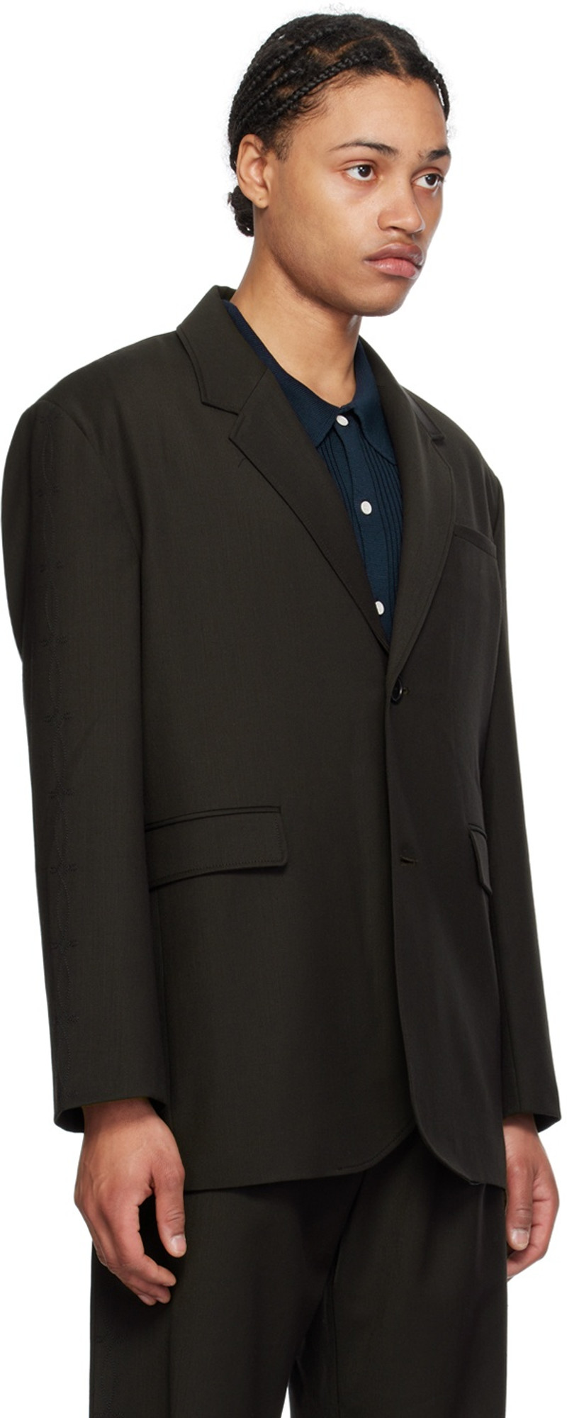soulland Brown Jude Blazer outlook