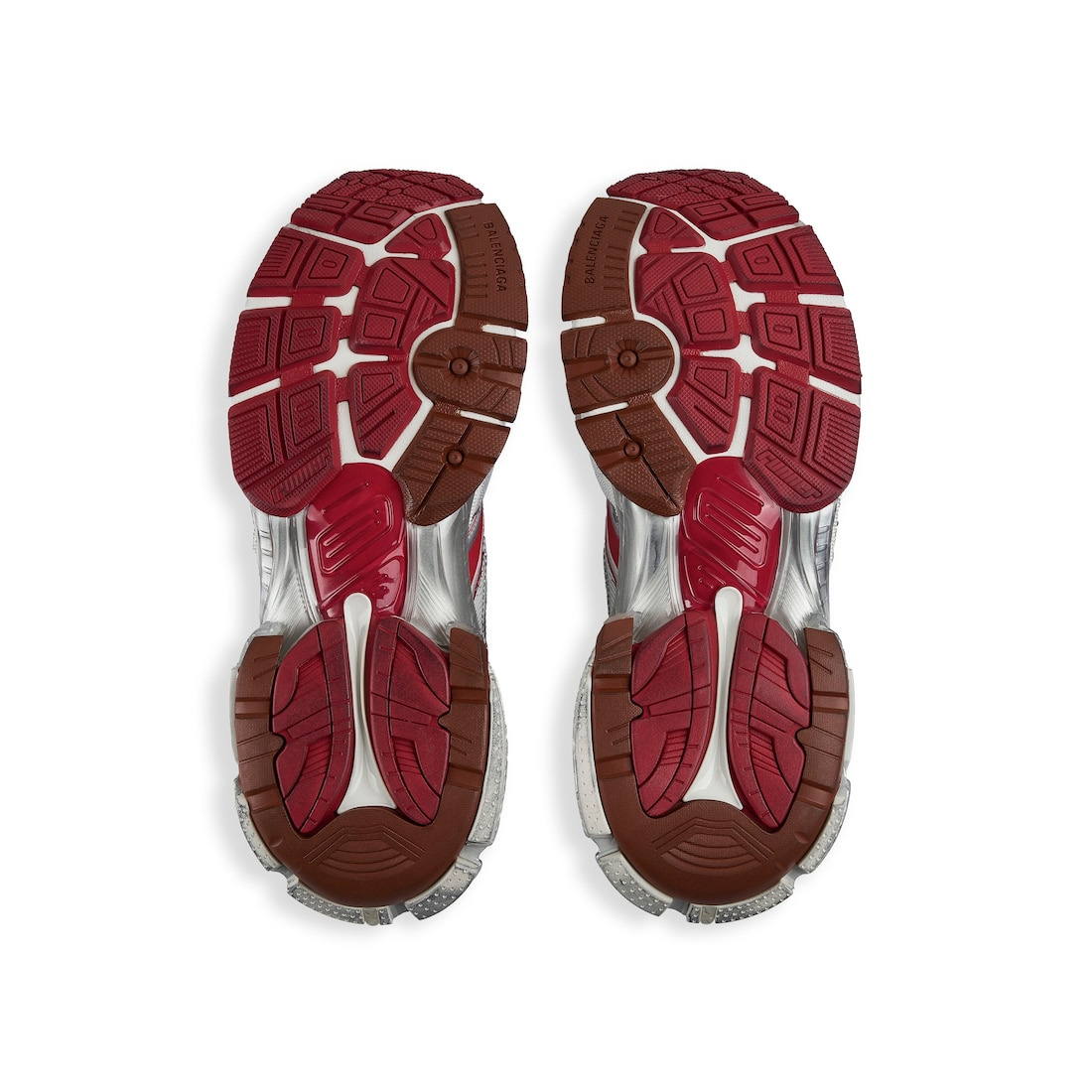 Men's Runner 2.0 Sneaker in Off White/red/brown - 6
