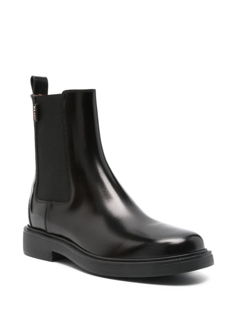 Tod's elastic-panel leather chelsea boots outlook