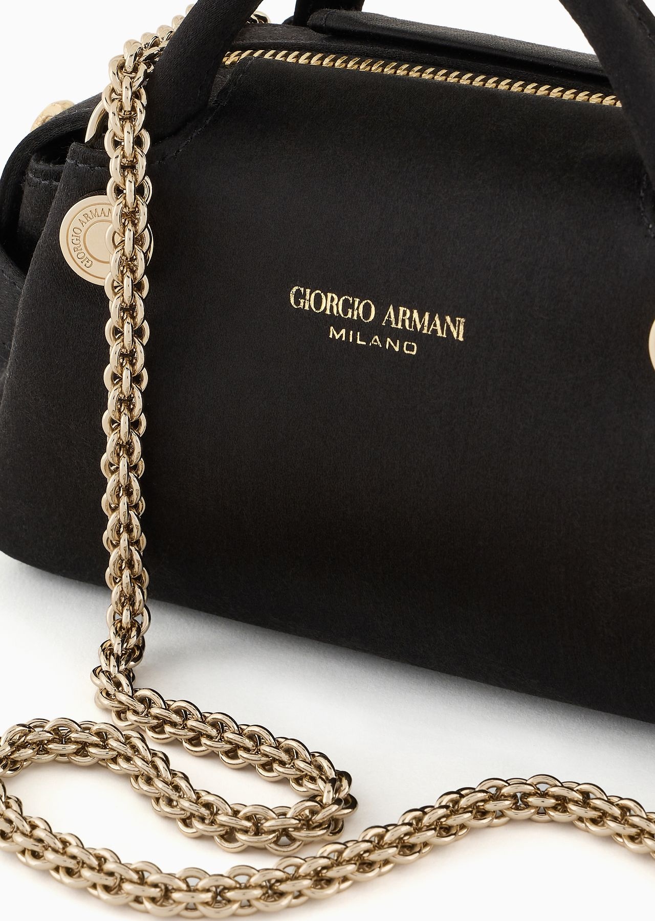 Satin mini handbag - 5