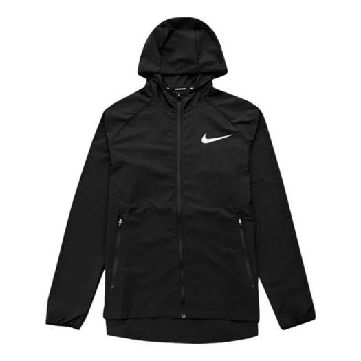 Nike Quick-drying Sports Windbreaker Hooded Jacket 'Black' CD8347-010 - 1
