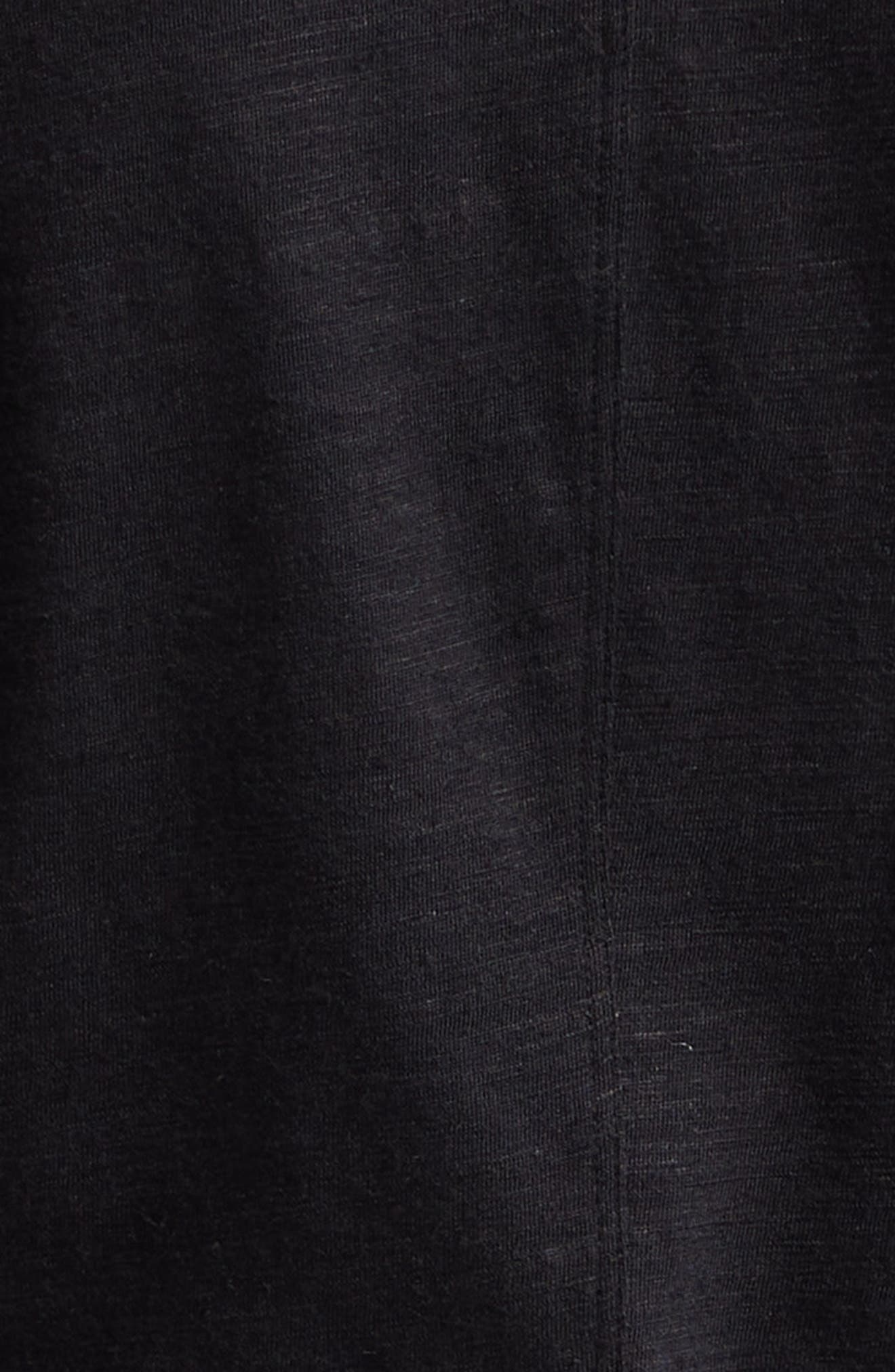 Isabel Marant Nayda Asymmetric Cotton Slub Top in Black at Nordstrom - 7