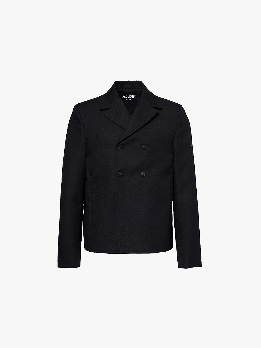 La Veste Giacca double-breasted wool blazer - 1