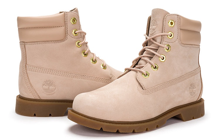 (WMNS) Timberland Linden Woods 6 Inch Waterproof Boots 'Light Beige Nubuck' A5N35W - 5