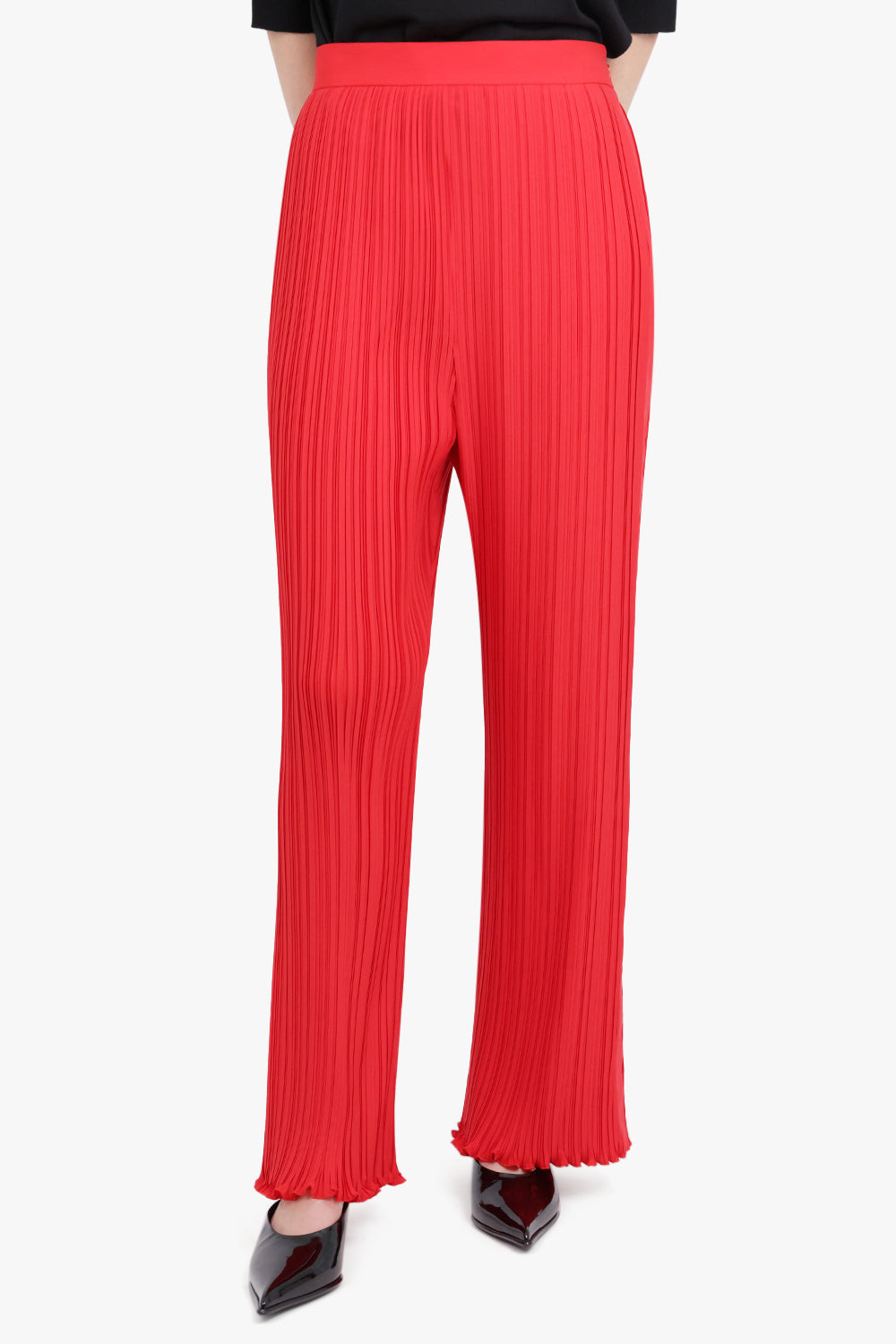 PLEATED PANTS | FLAME - 3