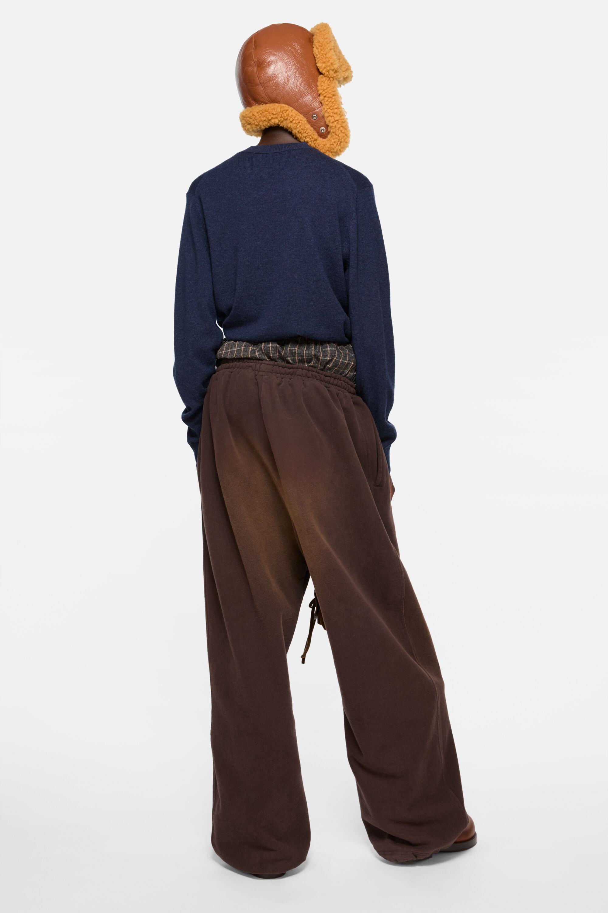 Crewneck jumper - Yak wool - Navy melange - 3