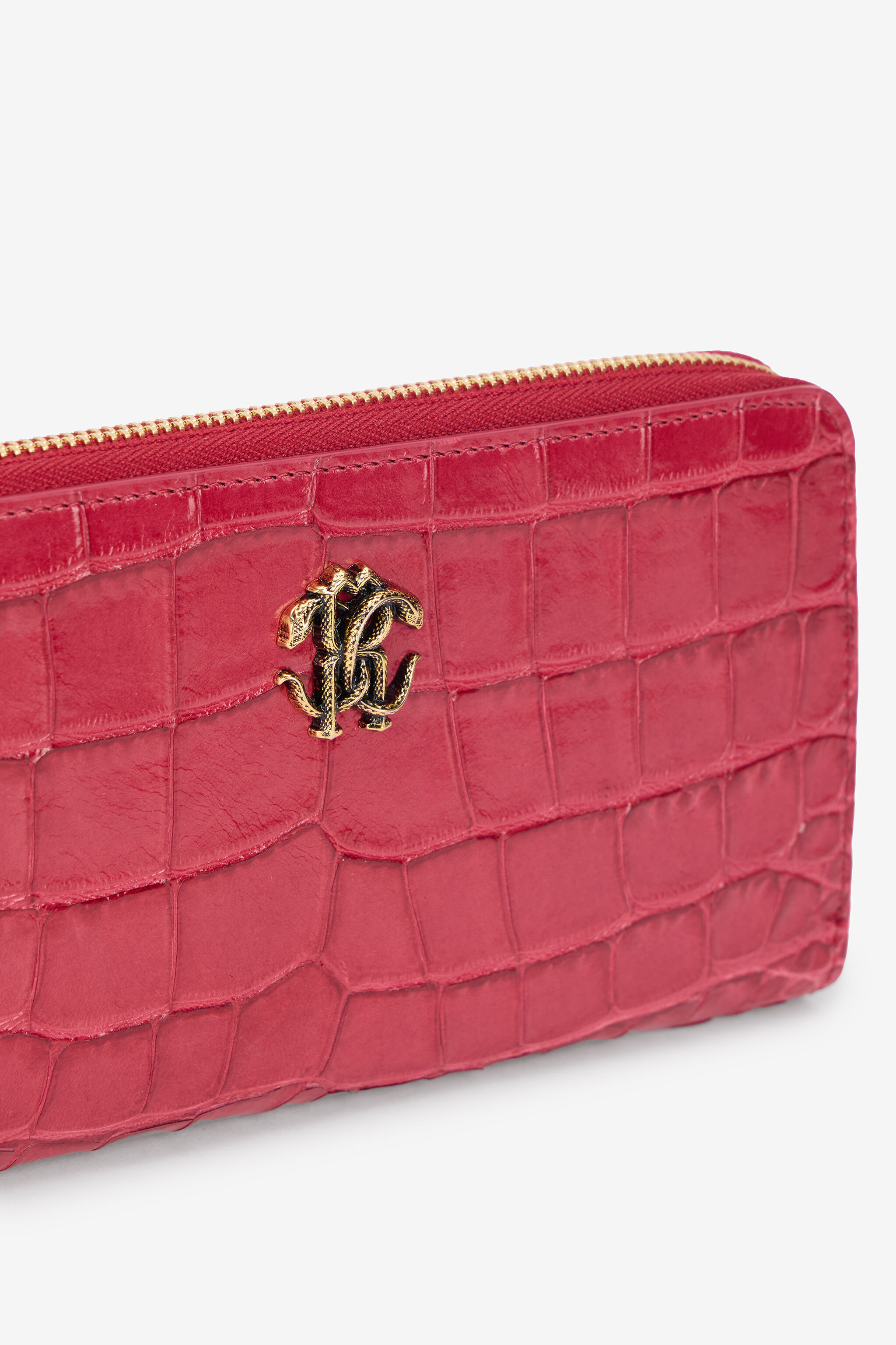 Crocodile Effect Zip-Around Wallet - 3