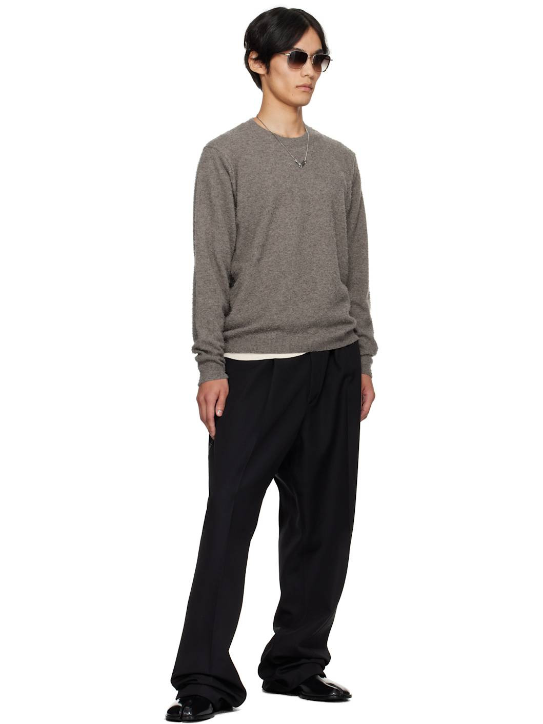 Brown Pilled Sweater - 4