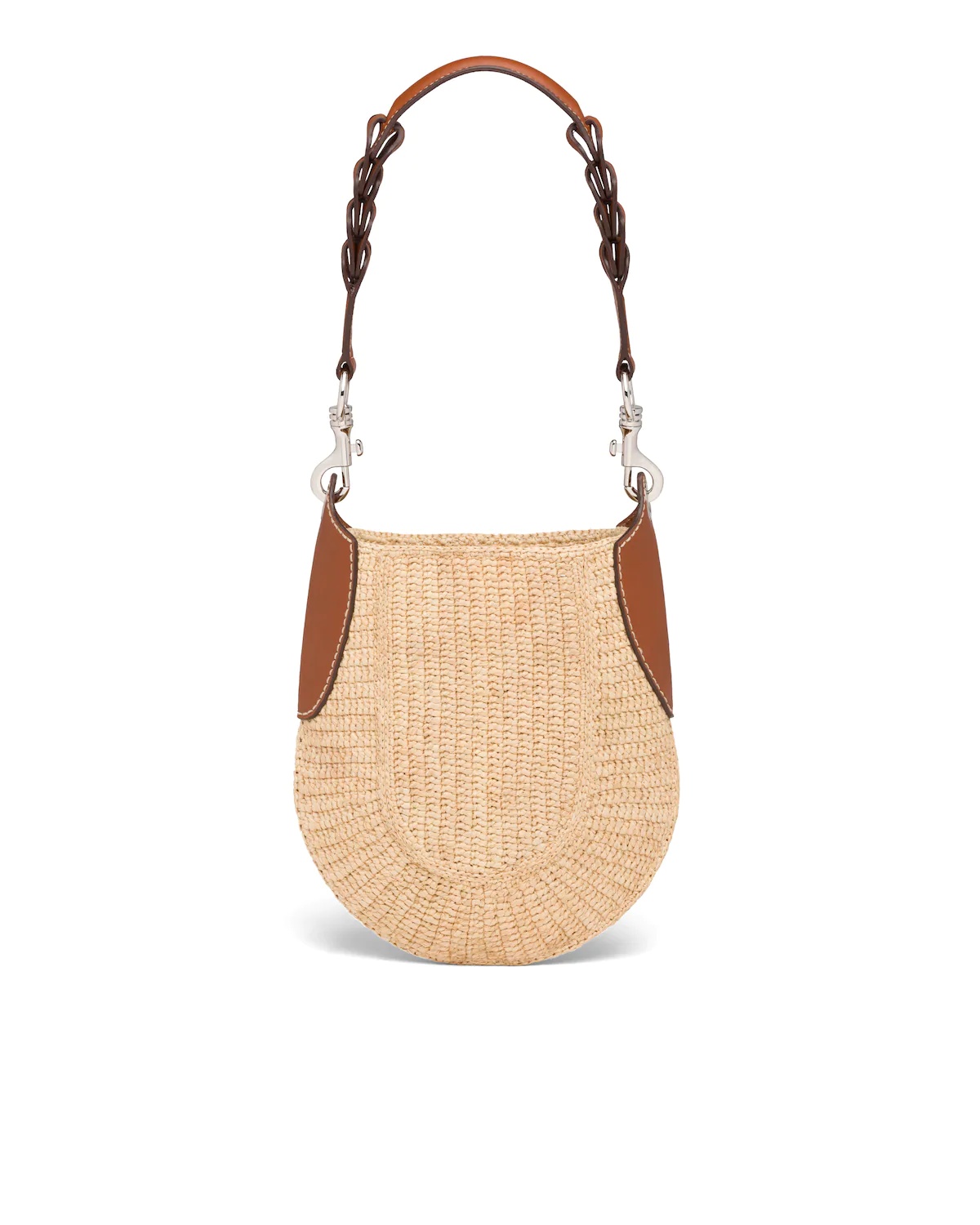 Raffia and Leather Bag - 4