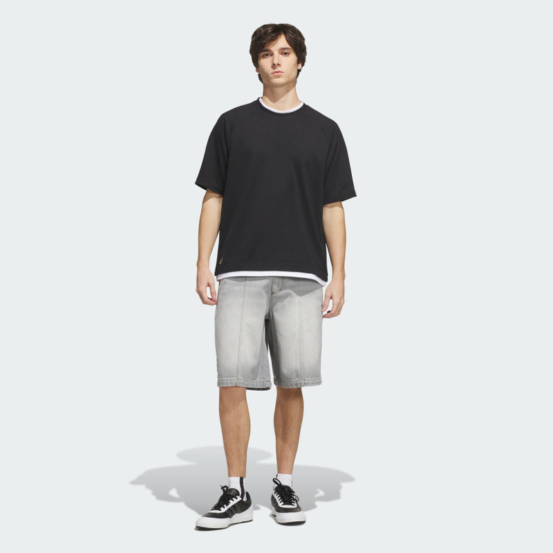 SKATEBOARDING x TYSHAWN WASHED DENIM SHORTS 6