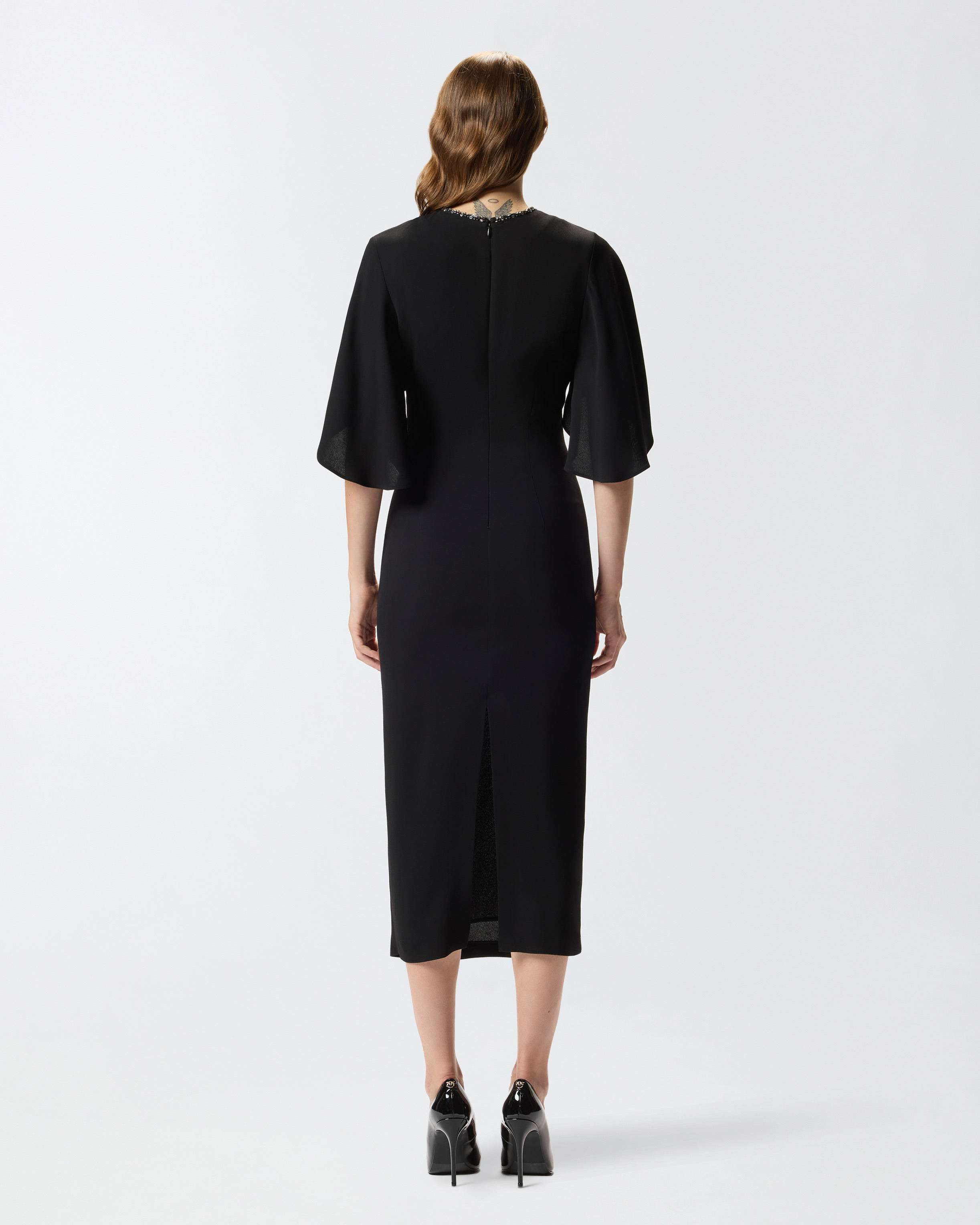 DRESS WITH BEJEWELLED DETAILS - 4