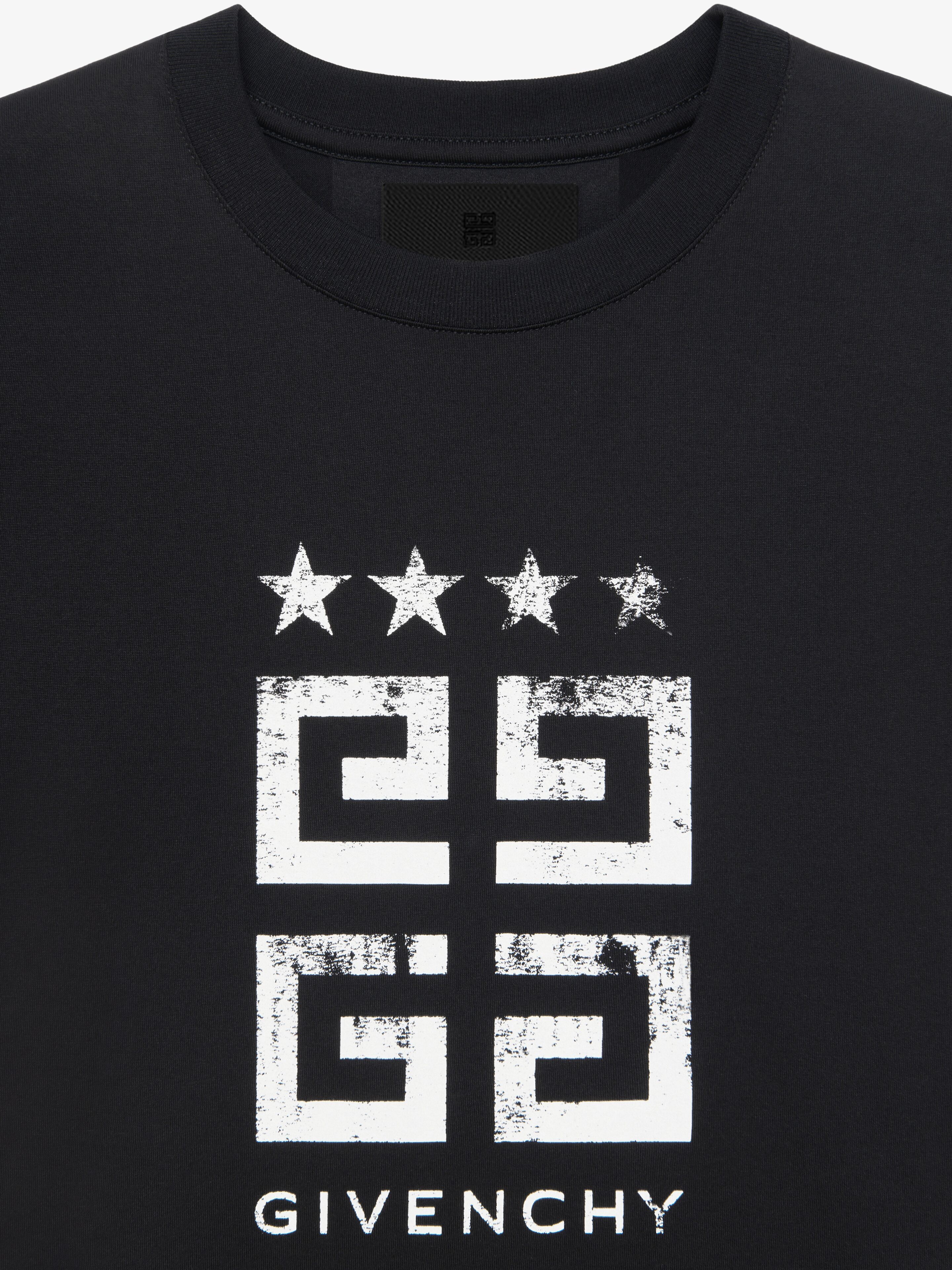 4G STARS SLIM FIT T-SHIRT IN COTTON - 5
