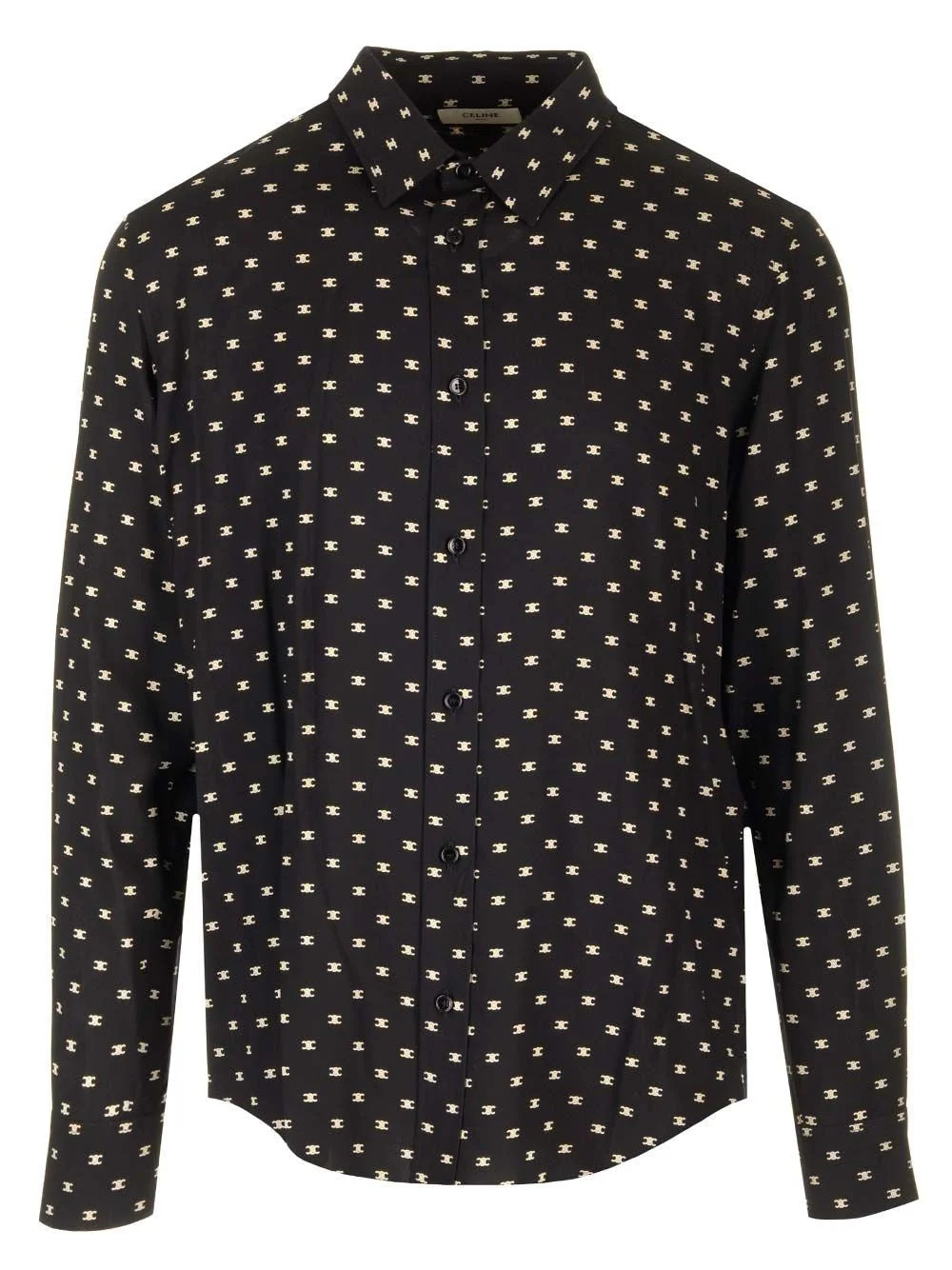 Celine Men Viscose Print Shirt - 1