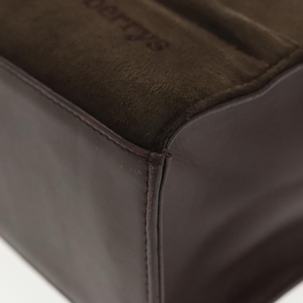Burberry Shoulder Bag Suede Leather Brown - 15