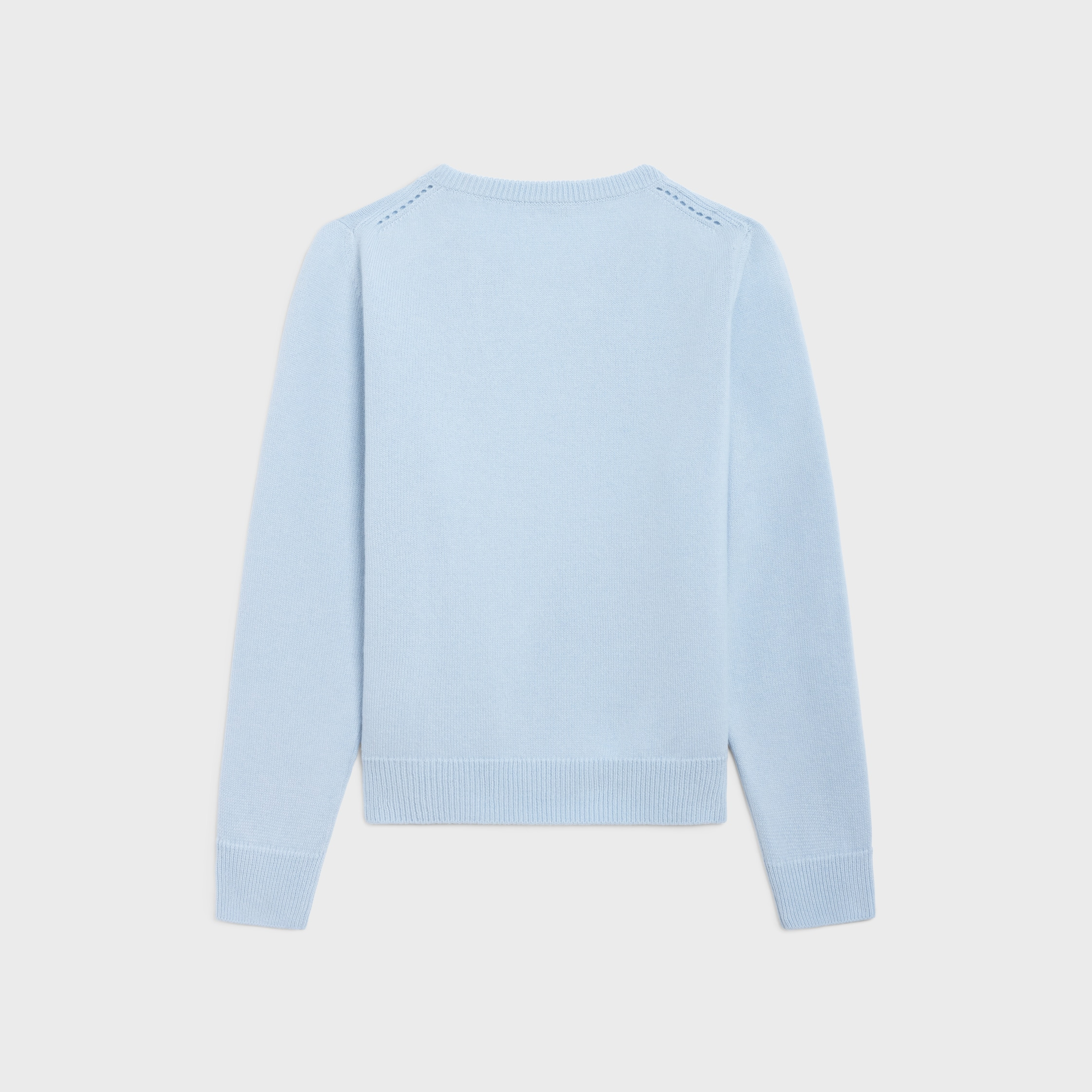 crew neck sweater in heritage cashmere - 2