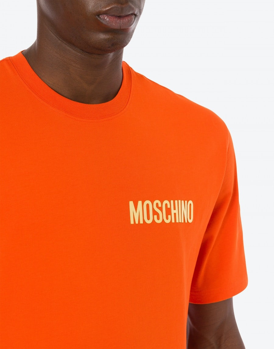 METALLIC LOGO ORGANIC JERSEY T-SHIRT - 4