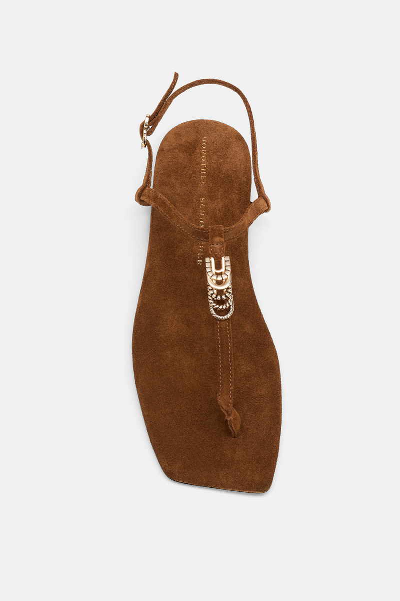 SUEDE SENSATION toe post sandal 6