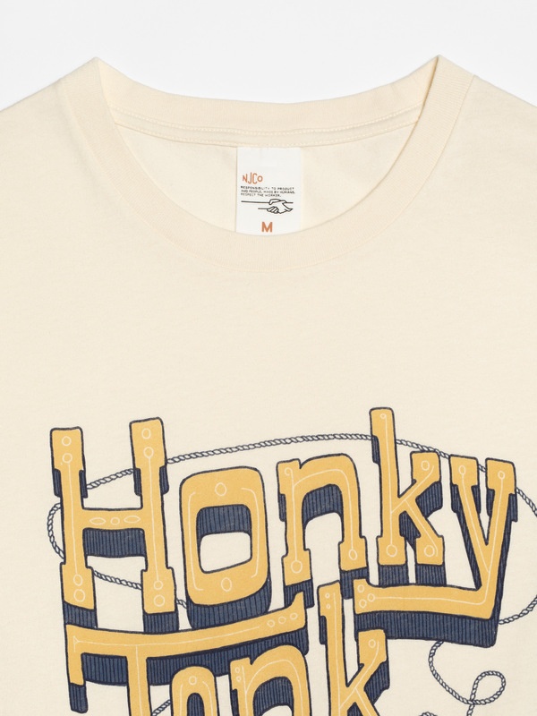 Roy Honky Tonk T-Shirt Ecru - 4