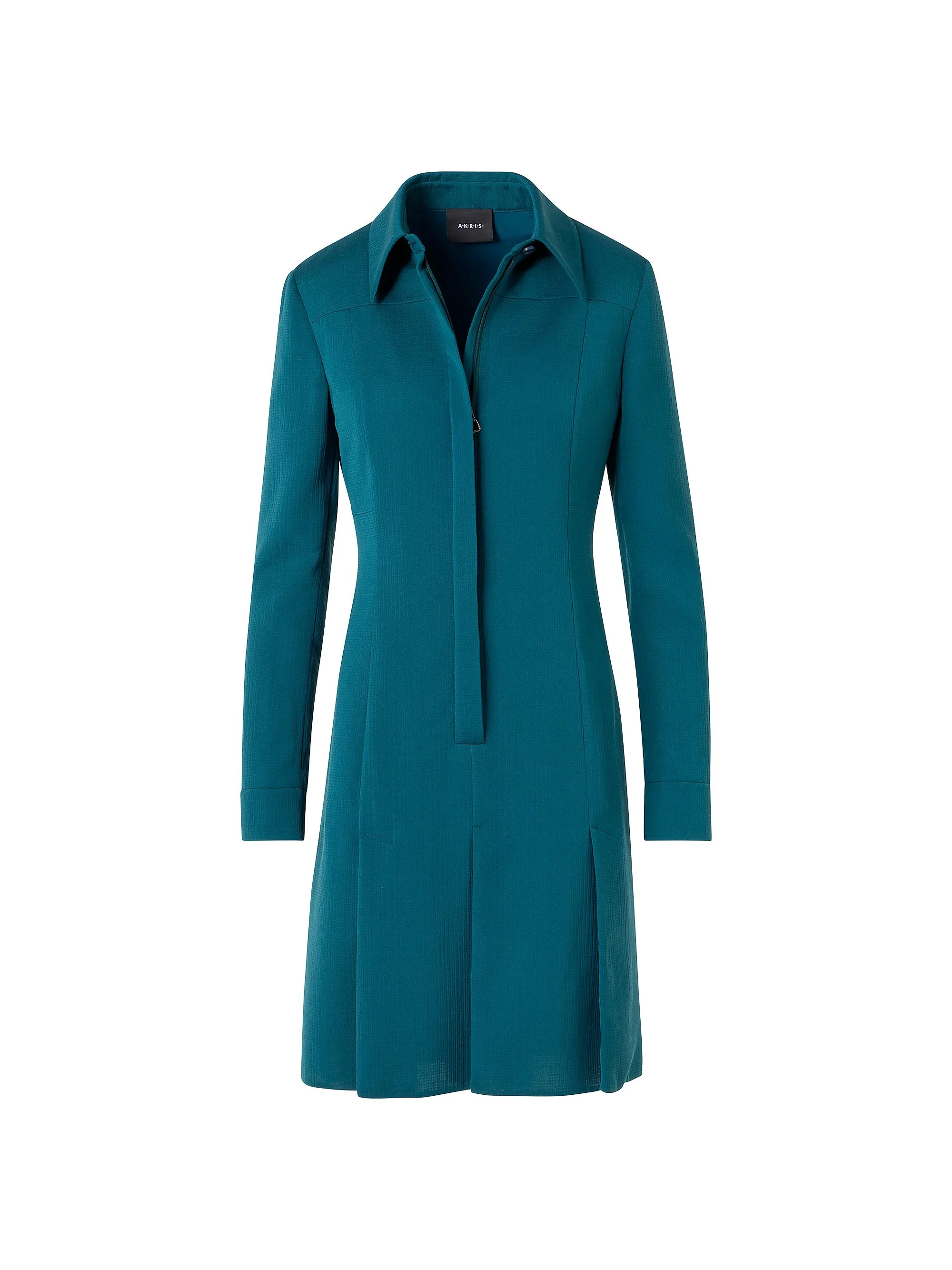 Women's Cotton-Silk Seersucker Shirtdress - Ottanio - 1