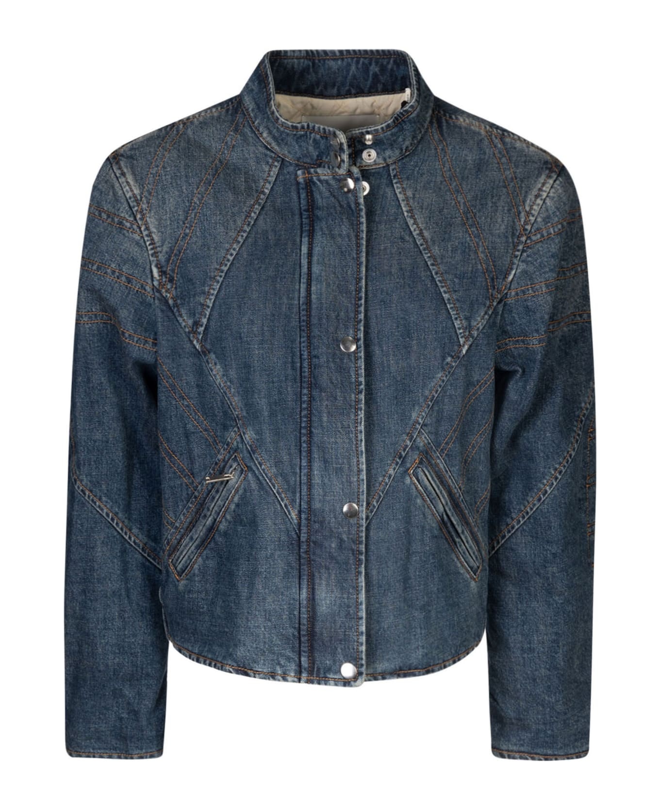 ISABEL MARANT｜DENIM JACKETS (CHADY (VE0203FB B1H09I 30B Light blue 'Chady' denim jacket Isabel Marant - Baum Und