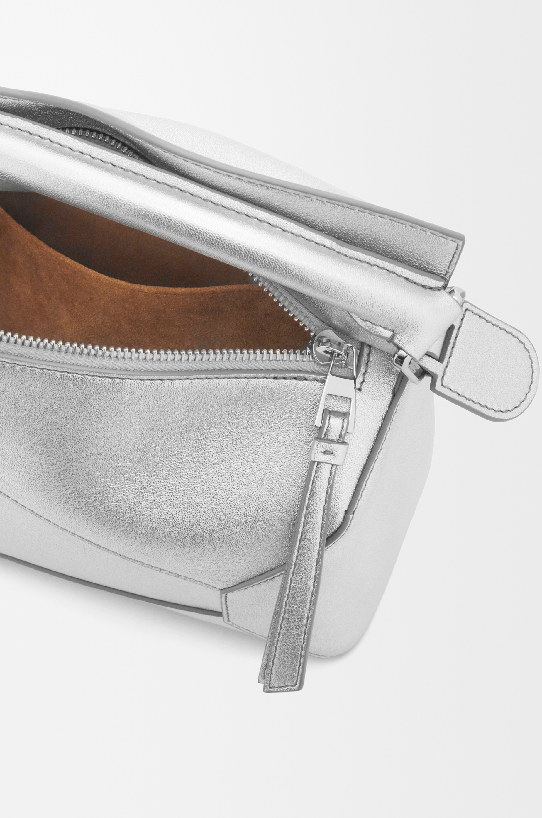 Small Puzzle bag in laminated lambskin - 9