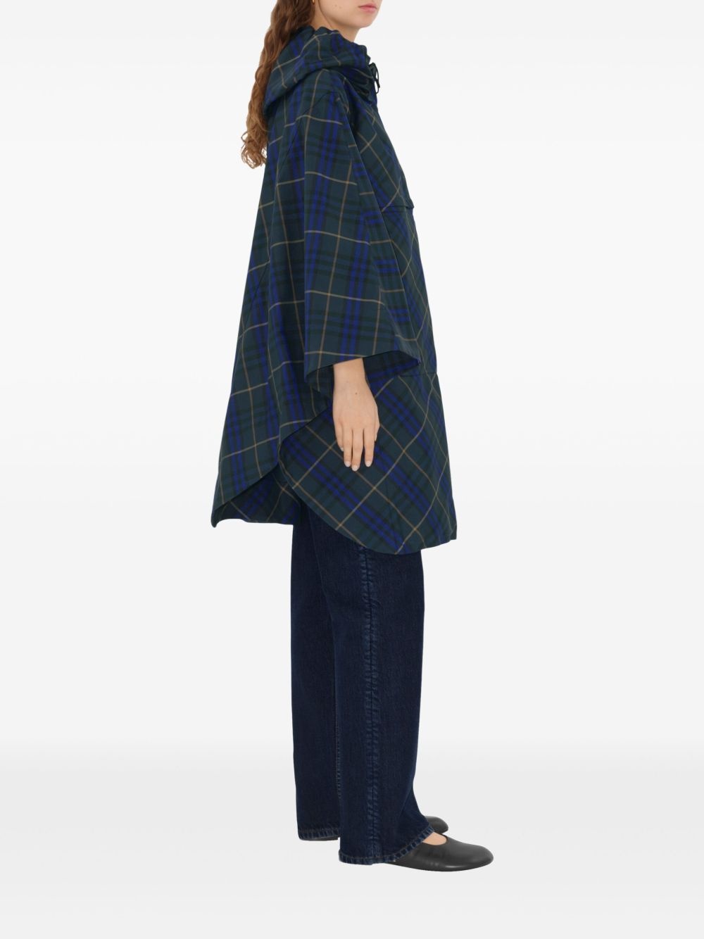 Packaway Check cape - 2