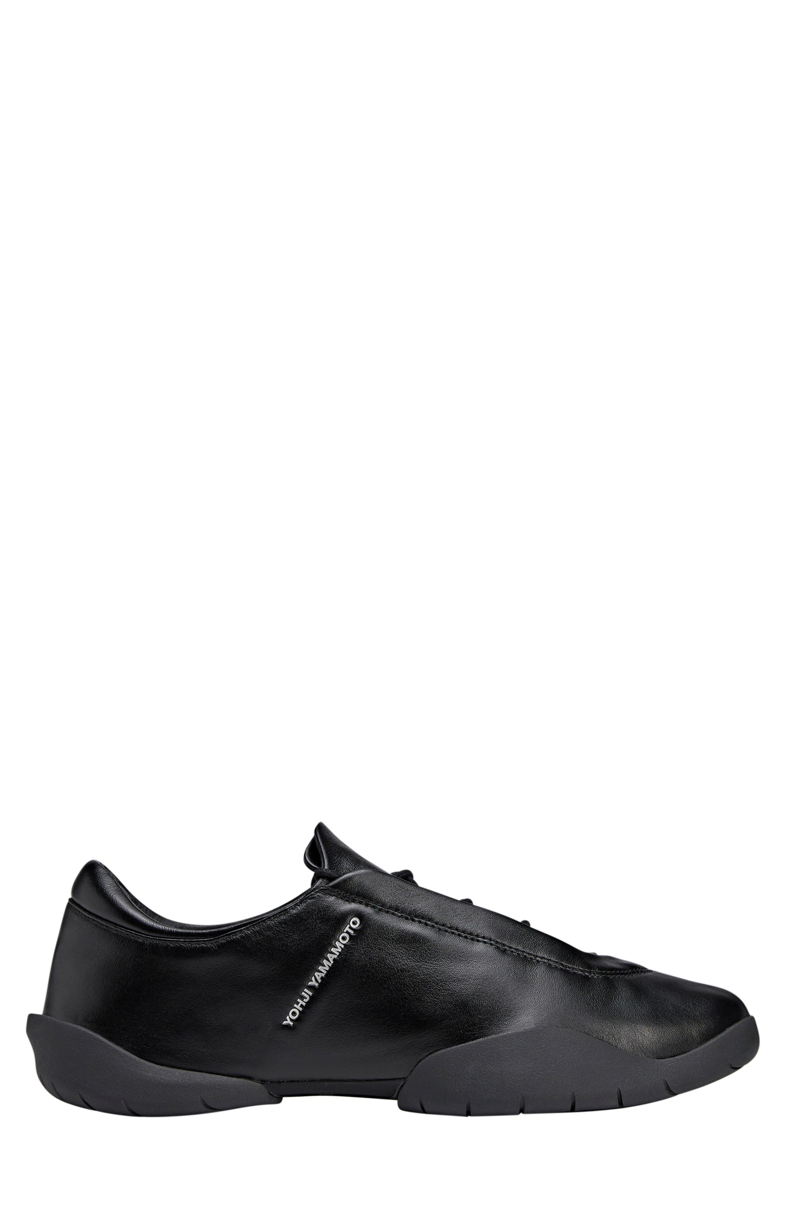 Y-3 Gender Inclusive Regu Low Top Sneaker in Black/Black/Black at Nordstrom - 3