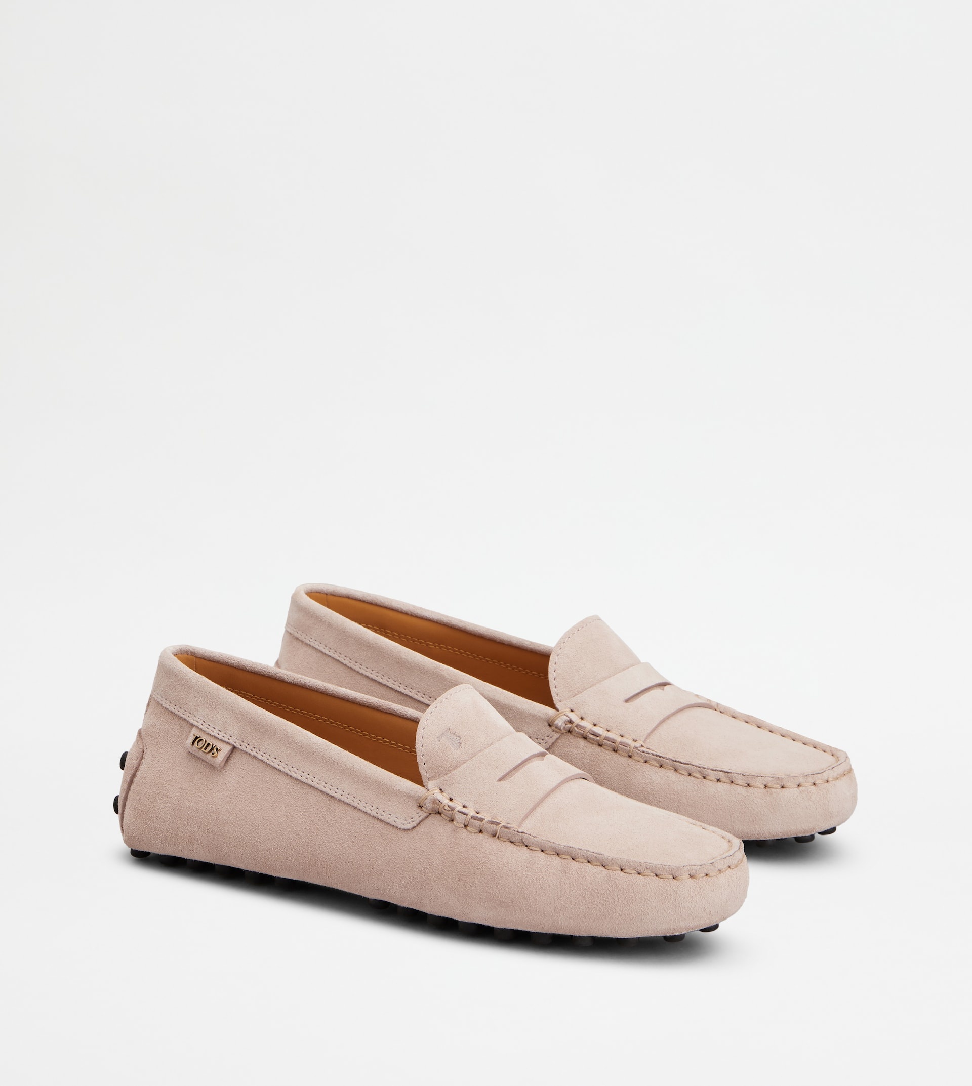 GOMMINO DRIVING SHOES IN SUEDE - PINK - 2