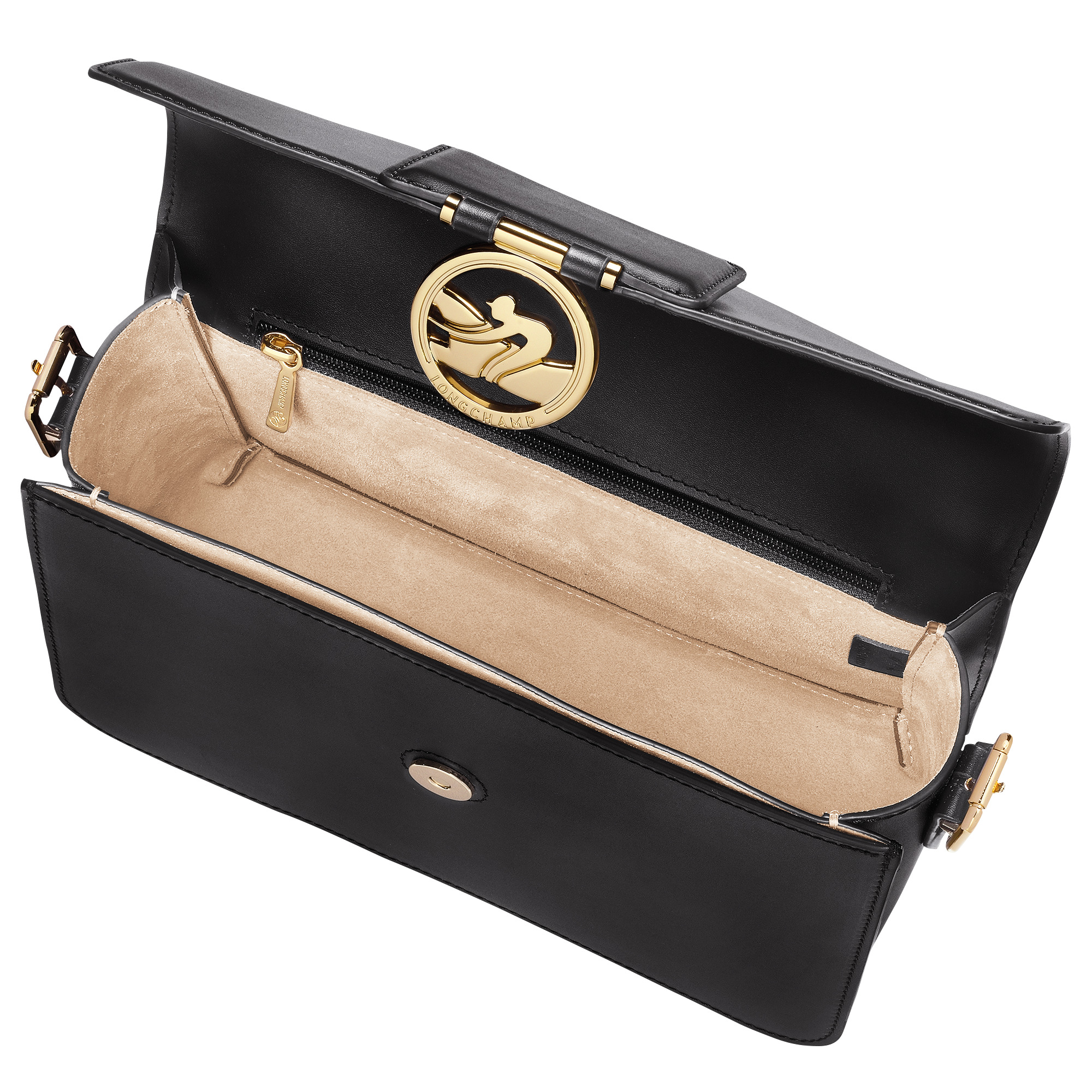 Box-Trot M Crossbody bag Black - Leather - 5
