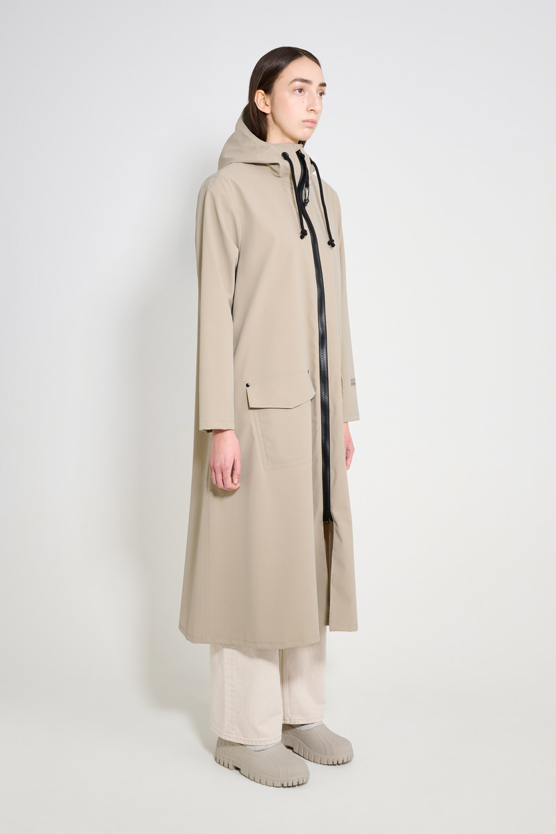 Mosebacke Long Patch Raincoat Potato 3