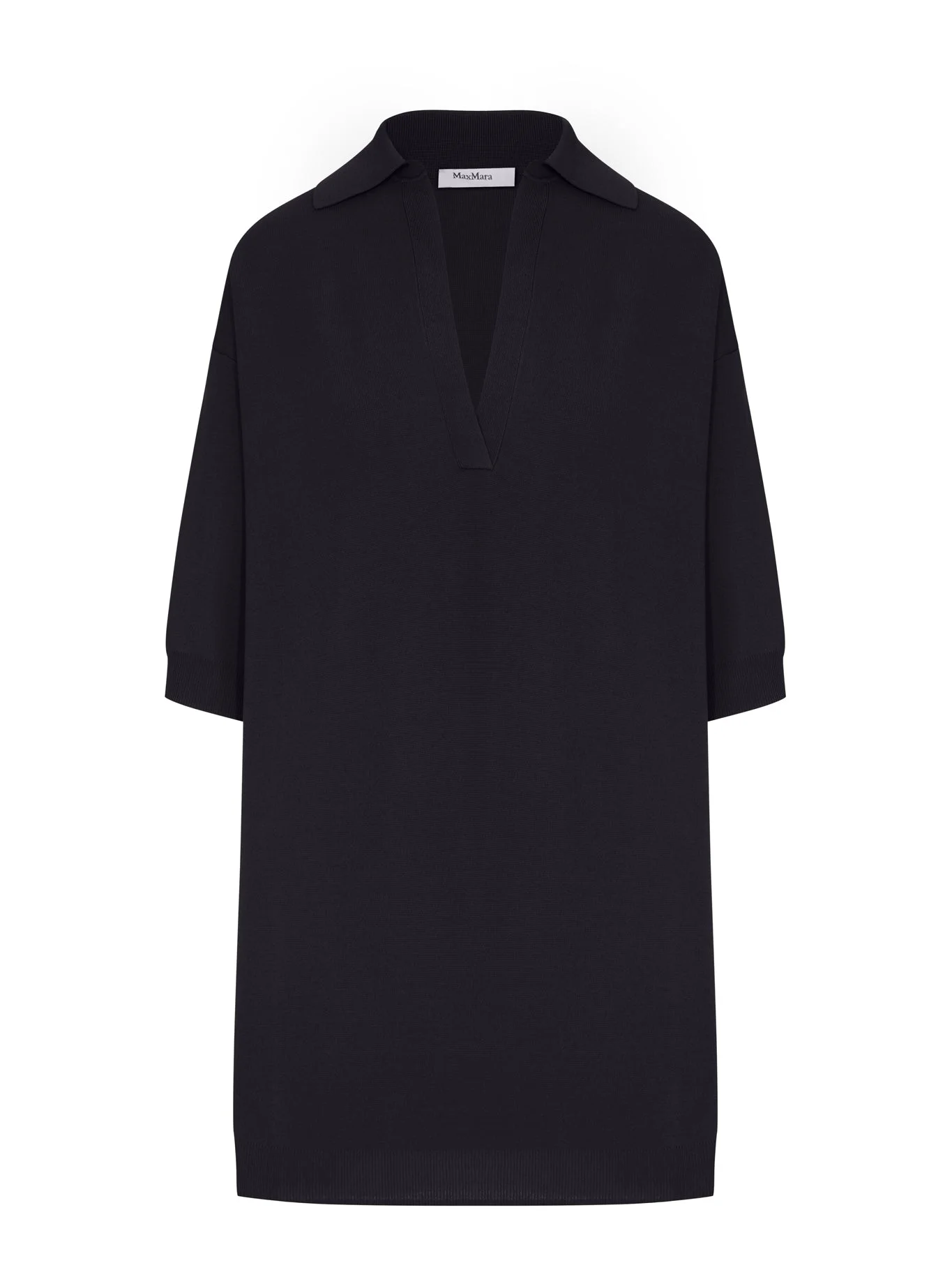 LONG VISCOSE CREPE SWEATER - 1