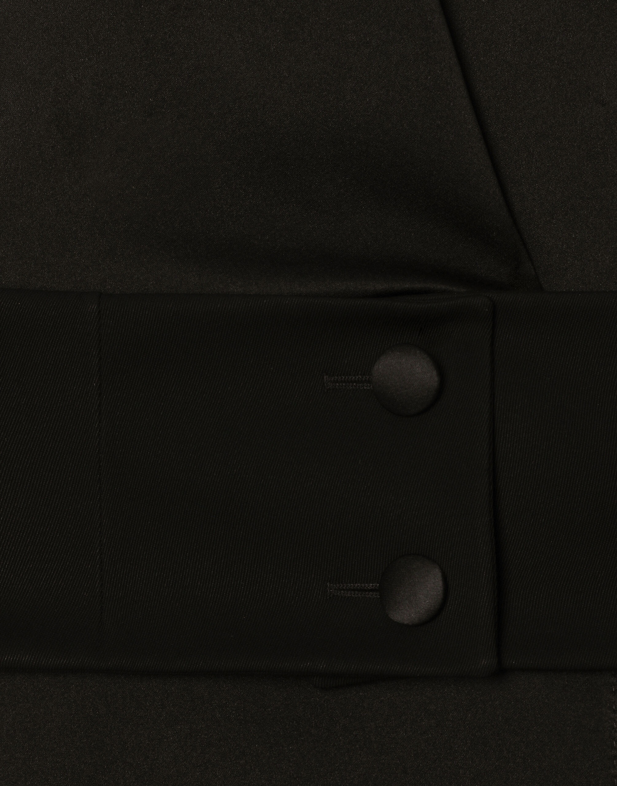 Double-breasted wool gabardine waistcoat - 12