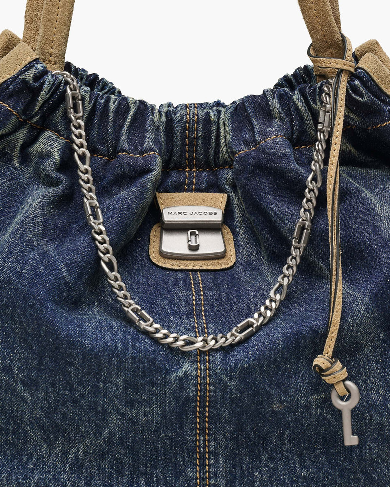THE DENIM SUEDE CRISTINA TOTE 4