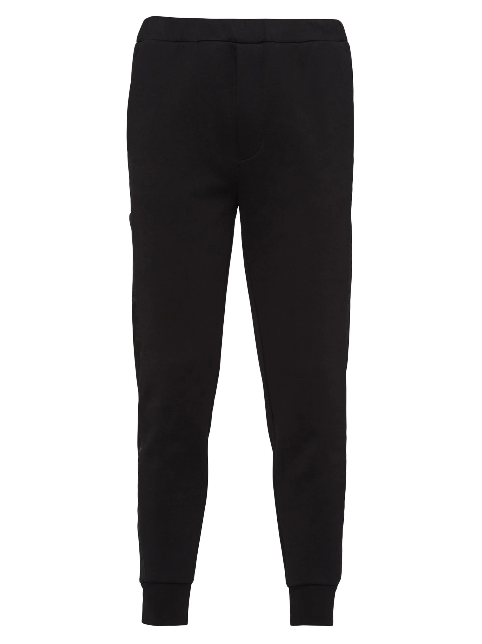 Men's Sweatpants With Re-Nylon Details - Black - 1