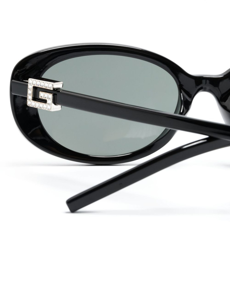 G-motif oval-frame sunglasses 3