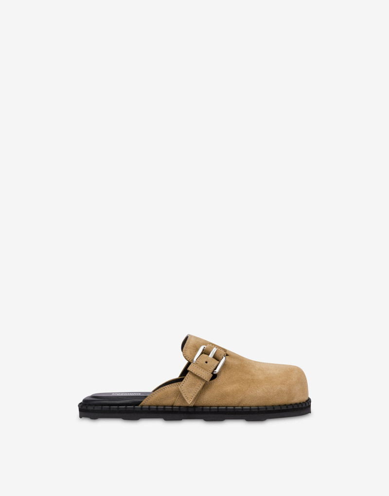 SUEDE MULES 1