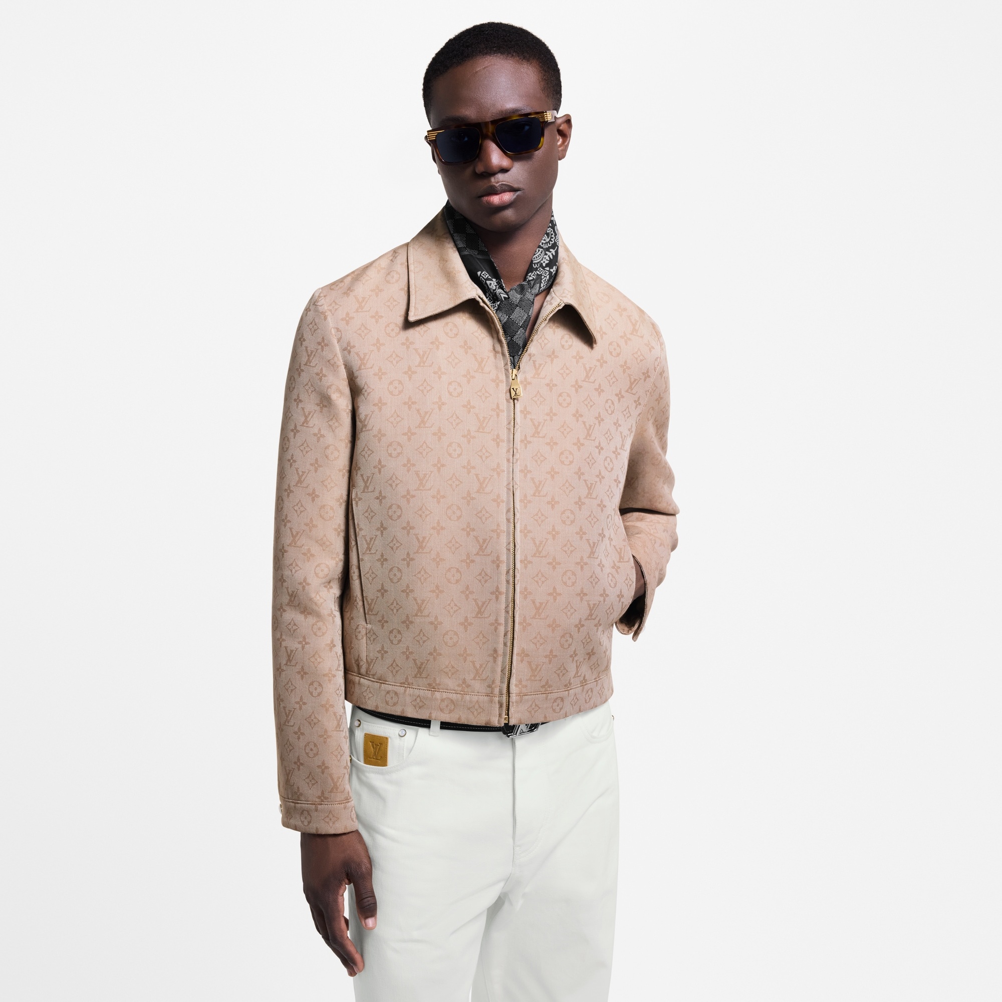 Monogram Zippered Blouson - 2