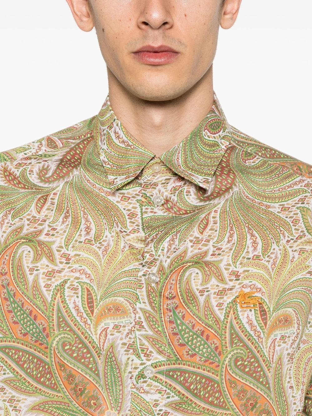 paisley-print shirt - 5