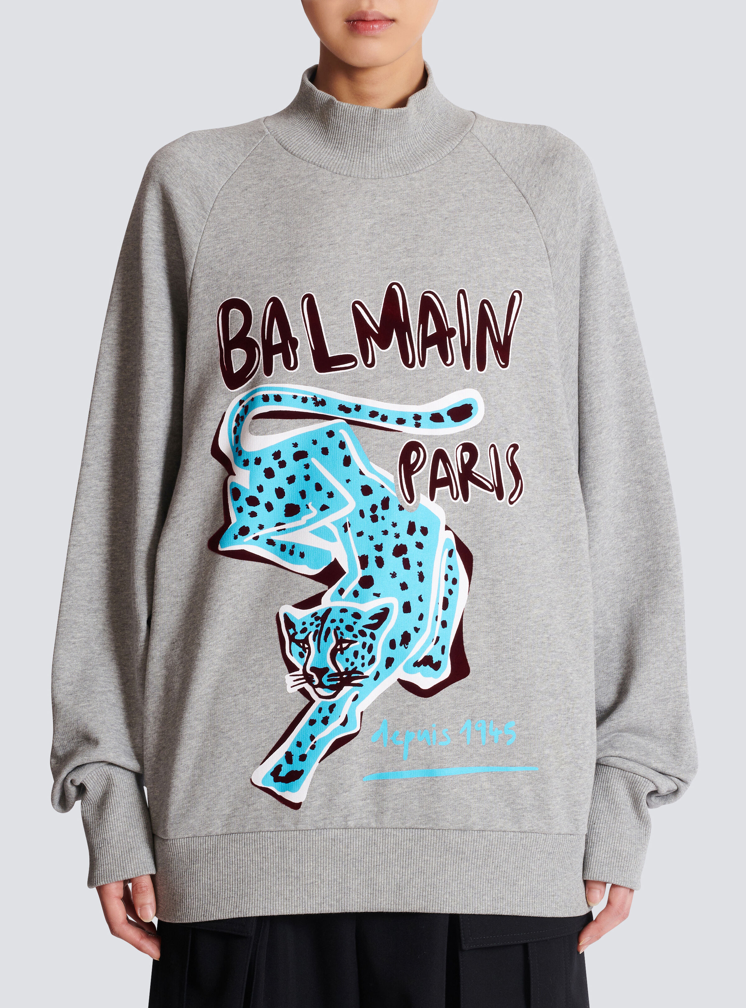 Printed fleece sweatshirt - 5