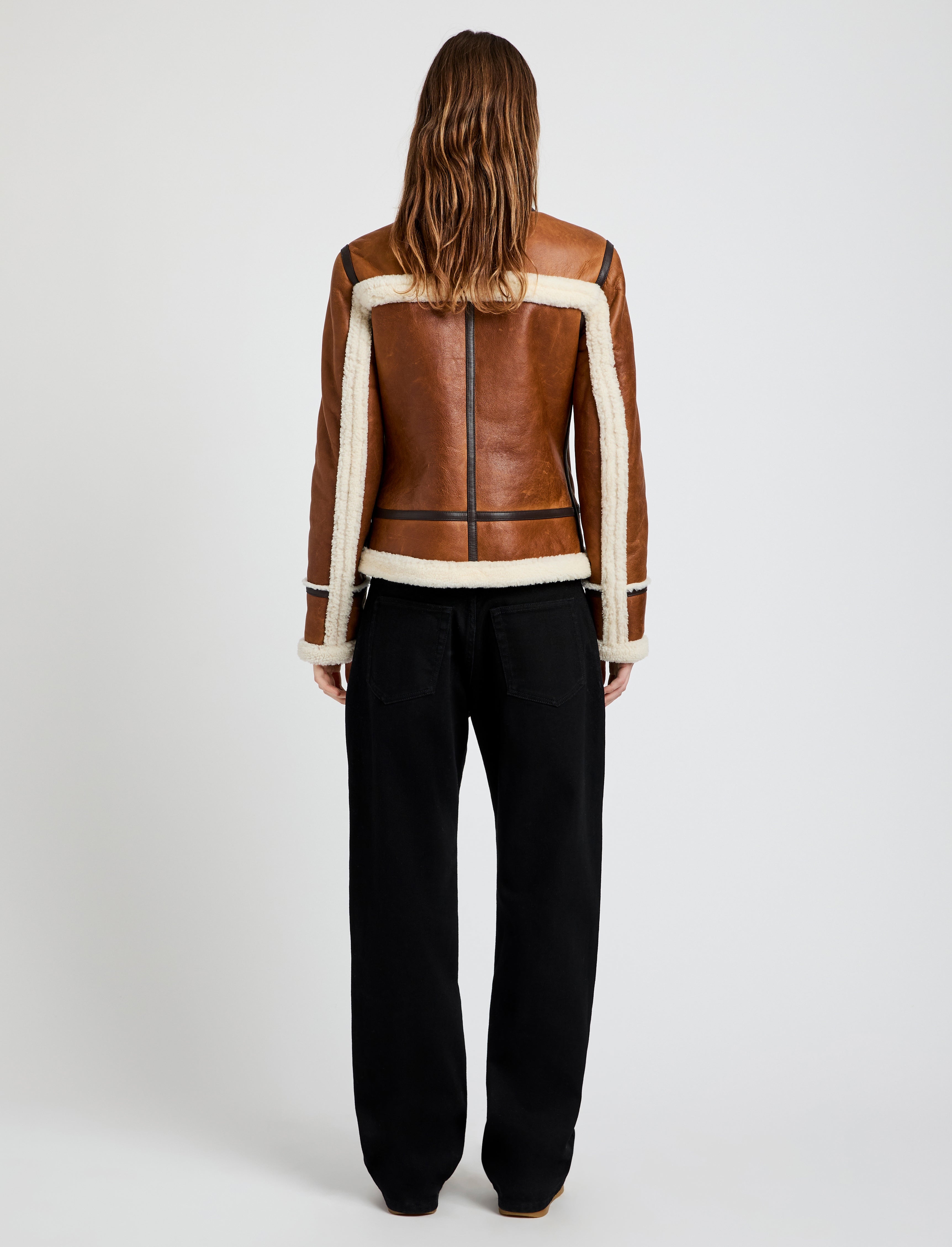 Arlo Jacket in Nappa Shearling - 5