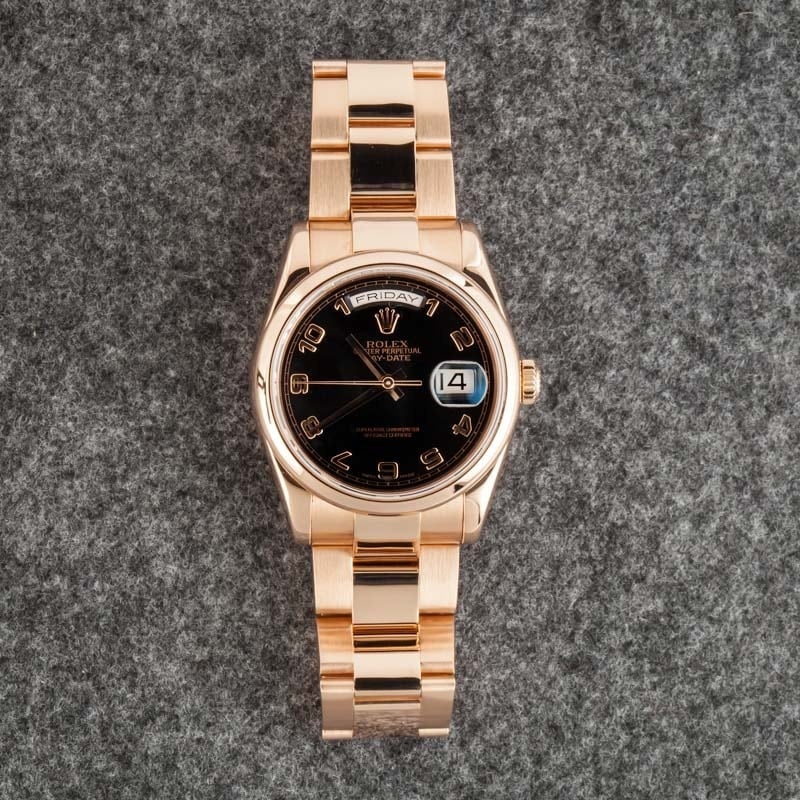 Rolex Day-Date ref 118205 Everose Gold Oyster - 6