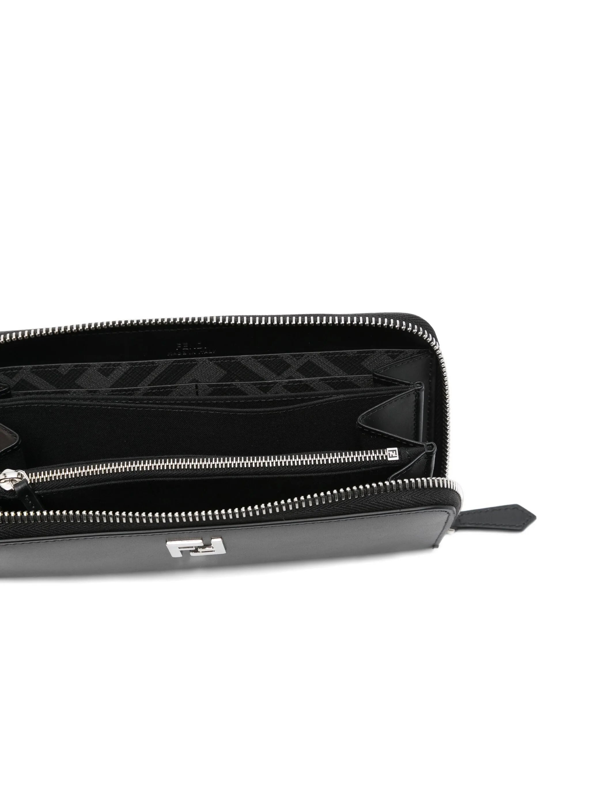 Fendi Logo-plaque Zip-around Wallet - 3