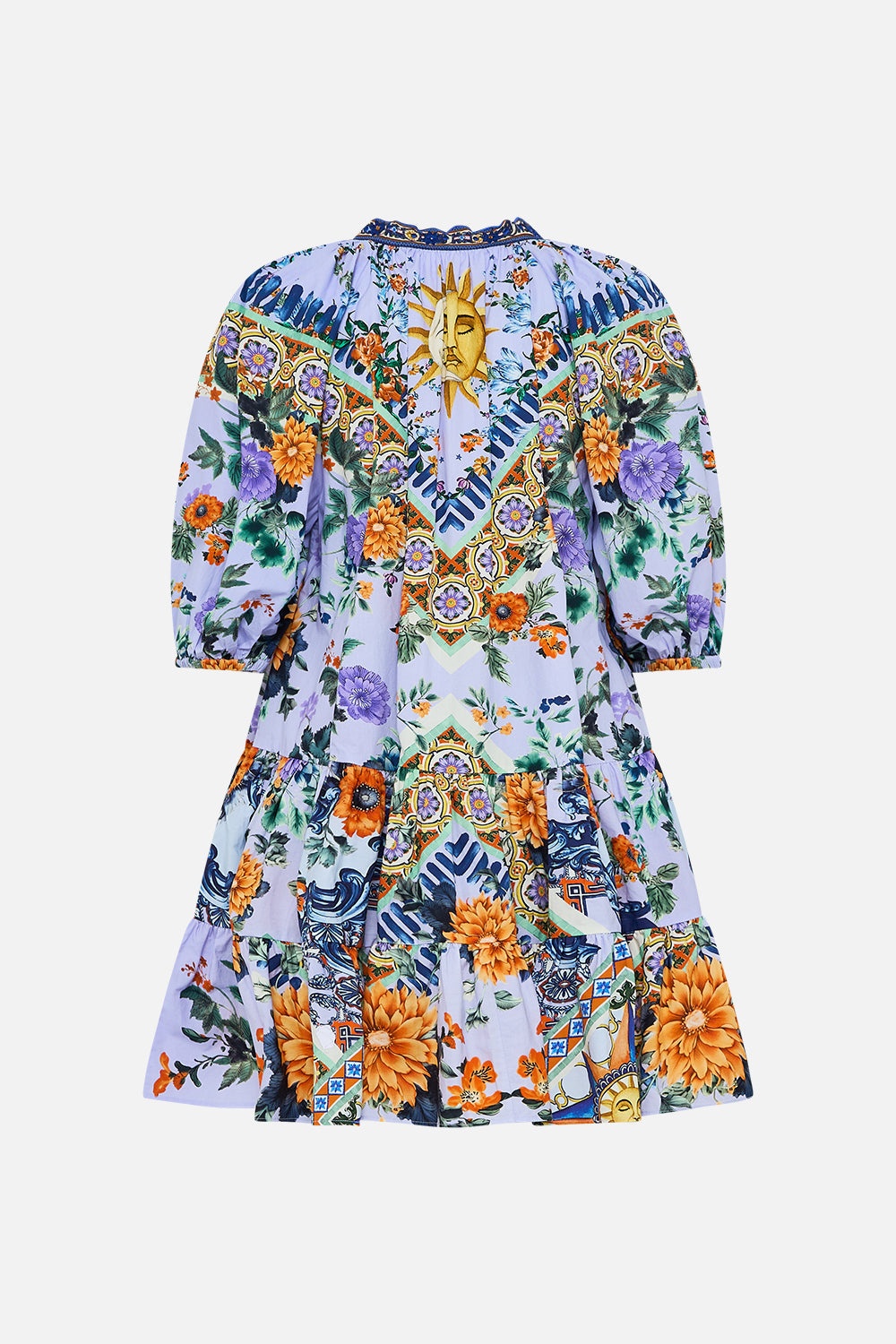 PUFF SLEEVE SHIRT DRESS - 8