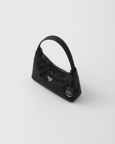 Prada Satin mini-bag with crystals outlook