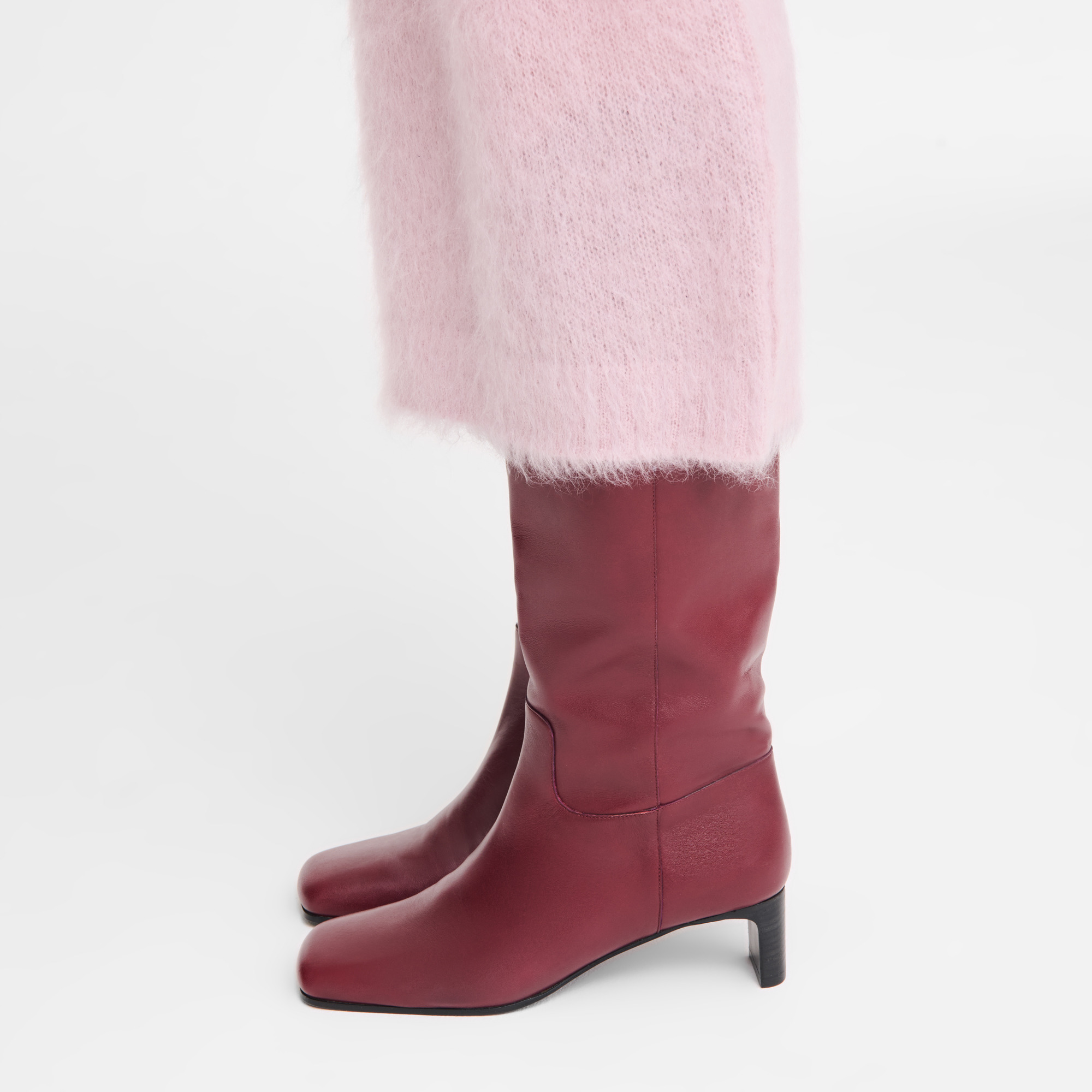 La Cavalière Heel boots Pomegranate - Leather - 4