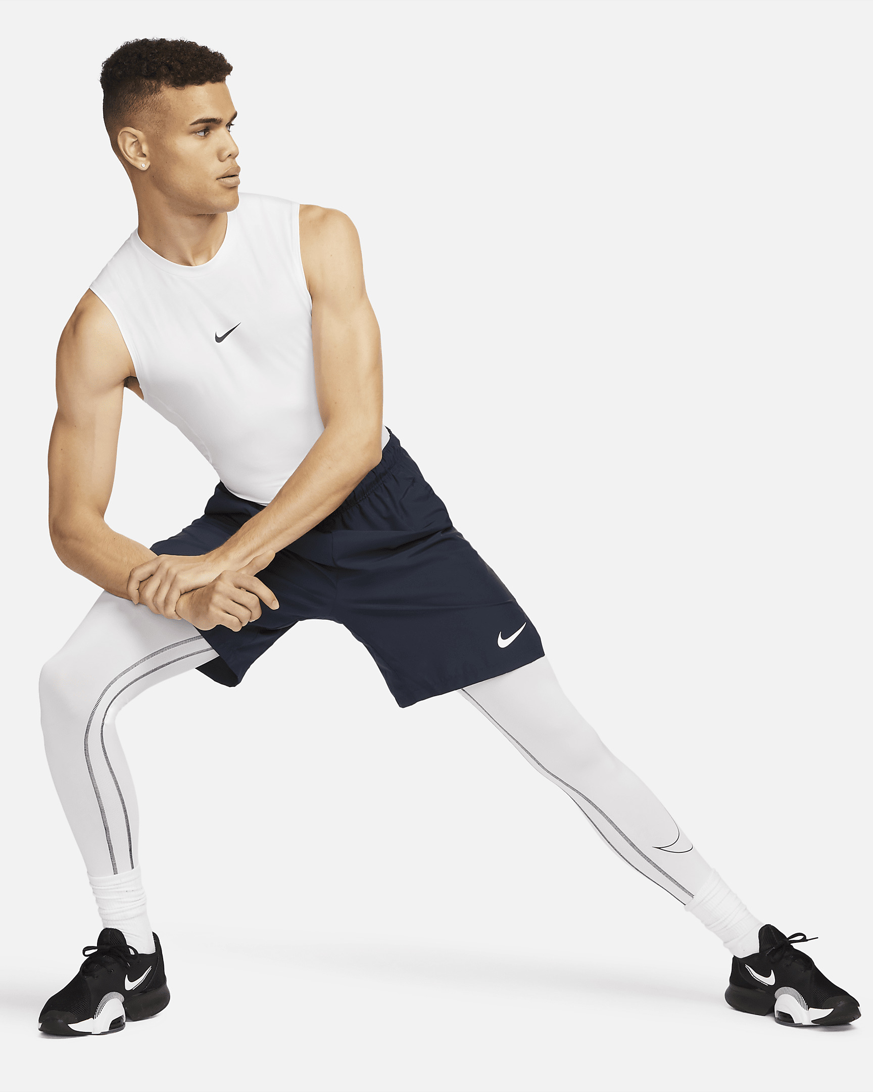 Nike Pro Men's Dri-FIT Tight Sleeveless Fitness Top - 5