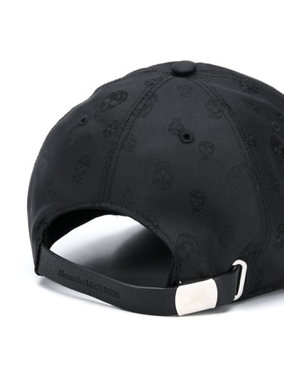 Alexander McQueen skull-print baseball cap outlook