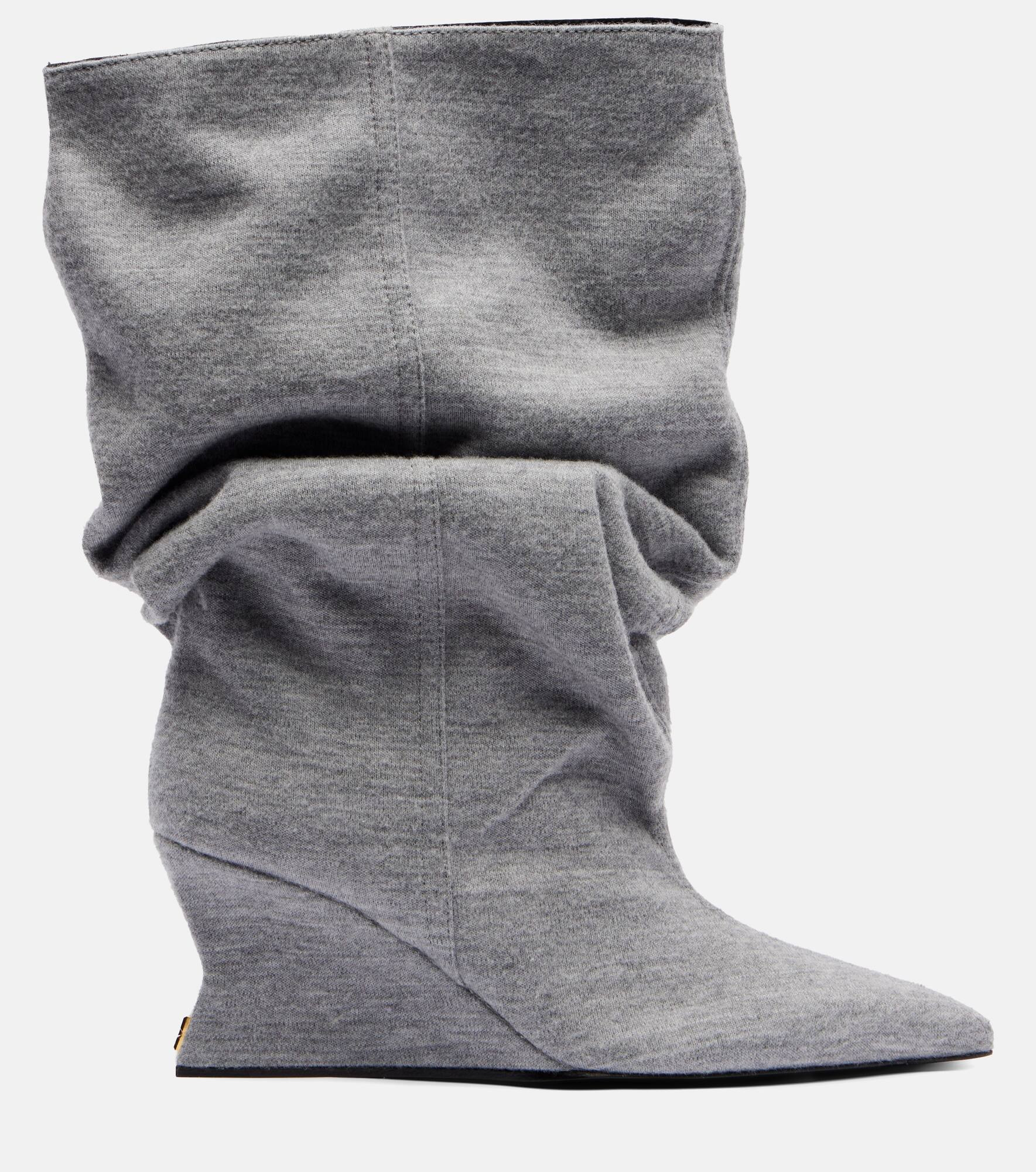 Draped ankle boots - 4