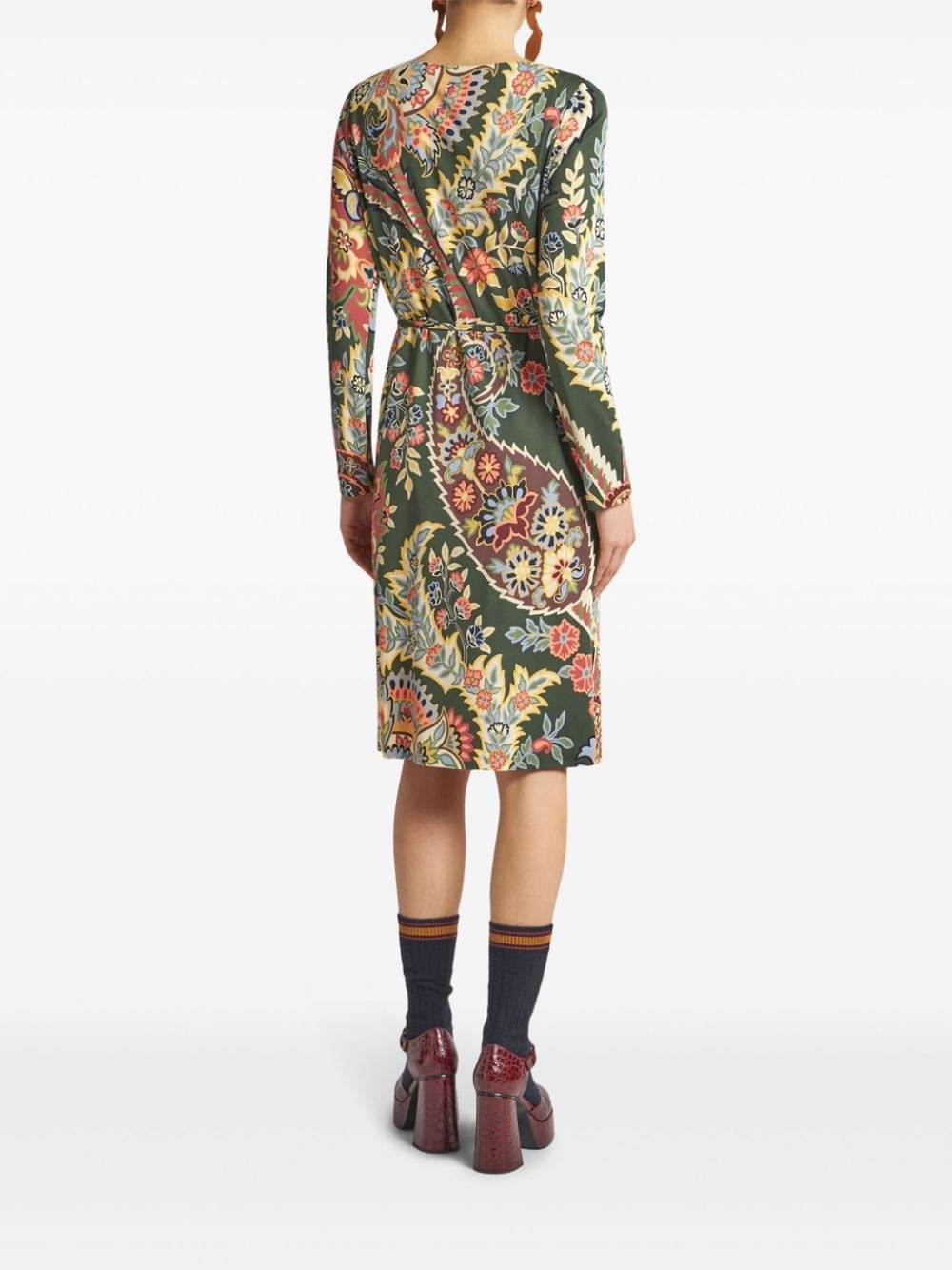 abstract pattern dress - 3