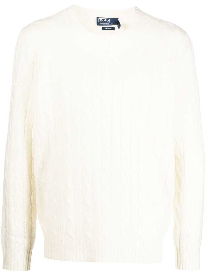 cashmere cable-knit jumper 1